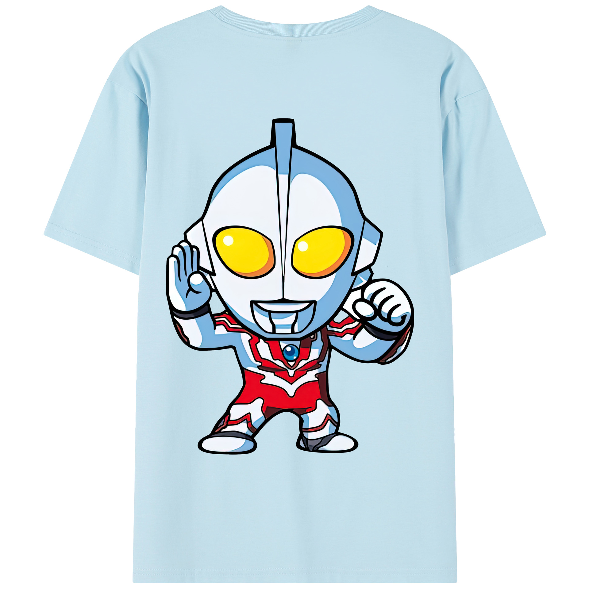 （画像用） ウルトラマン Ultraman 綿100％半袖Tシャツ（背面プリント）